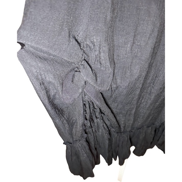 Black maxi skirt withh self tie - Picture 4 of 4